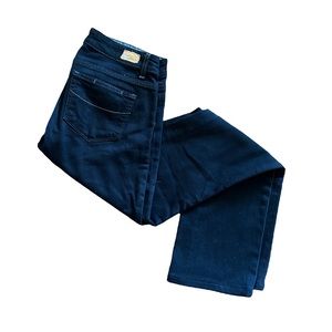 Paige Dark Wash Low Rise Jeans
